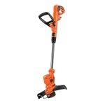 BLACK+DECKER Electric Strimmer 450W, 24V, Corded, Automatic Single Line Feed, Cutting Width 25cm, BESTA525-GB